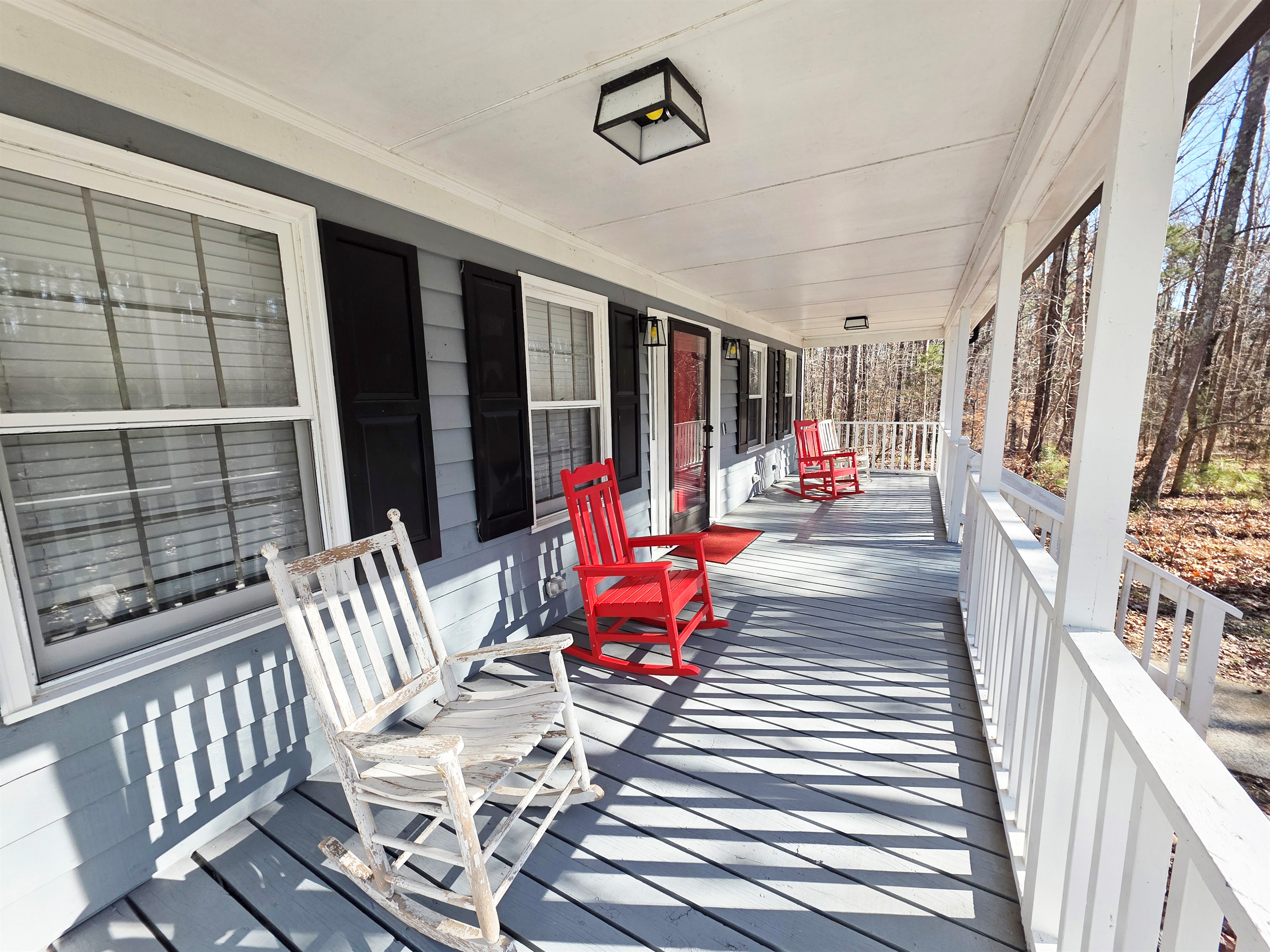 Front Porch - with 4 Rocking Chairs