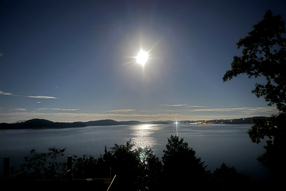 View from the back Deck in the evening