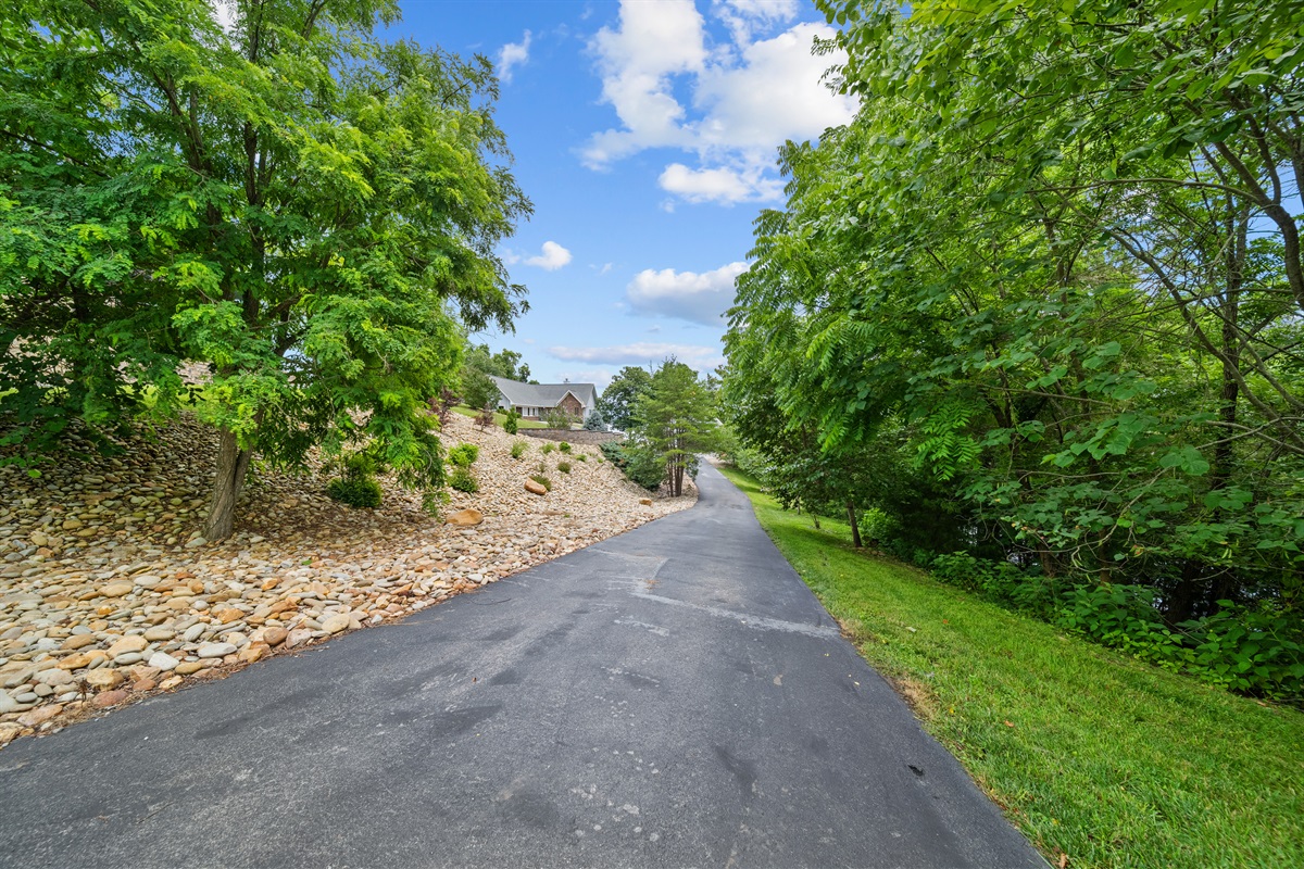 Can park on grass along driveway