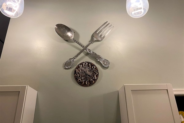 What time is it? Time to eat! 
We are cooks, & this is a kitchen you can cook in!