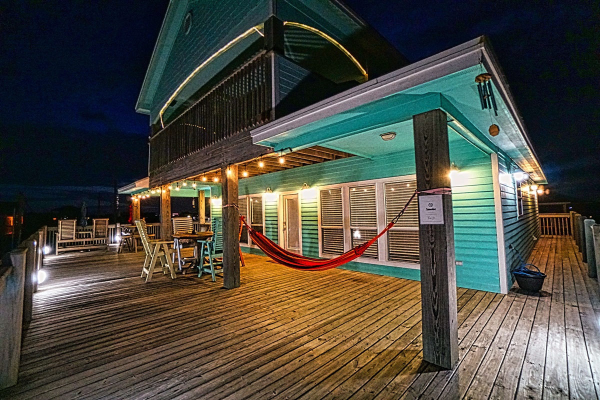 Stargaze from this hammock