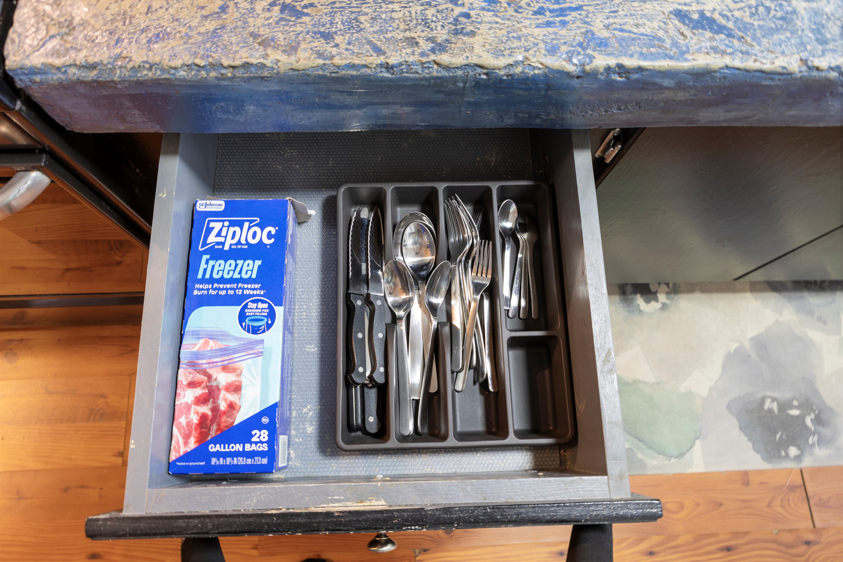 Well-stocked kitchen