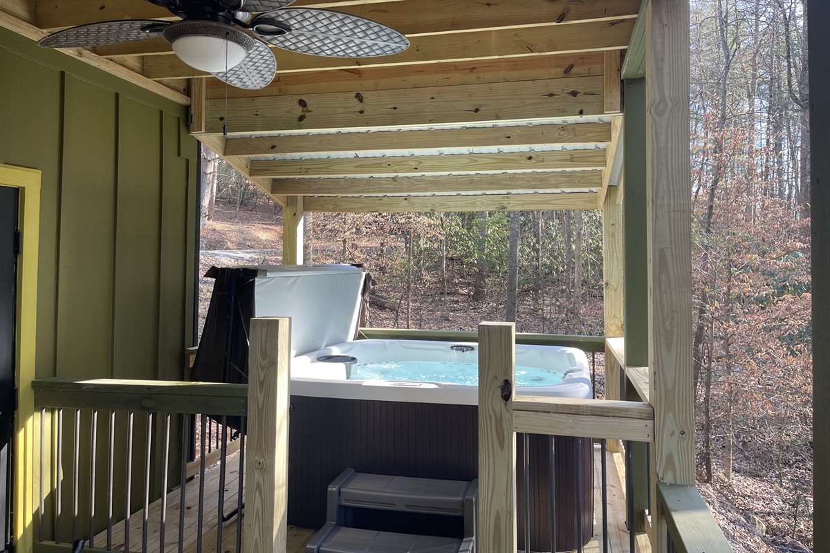 Soak in the Hot Tub!