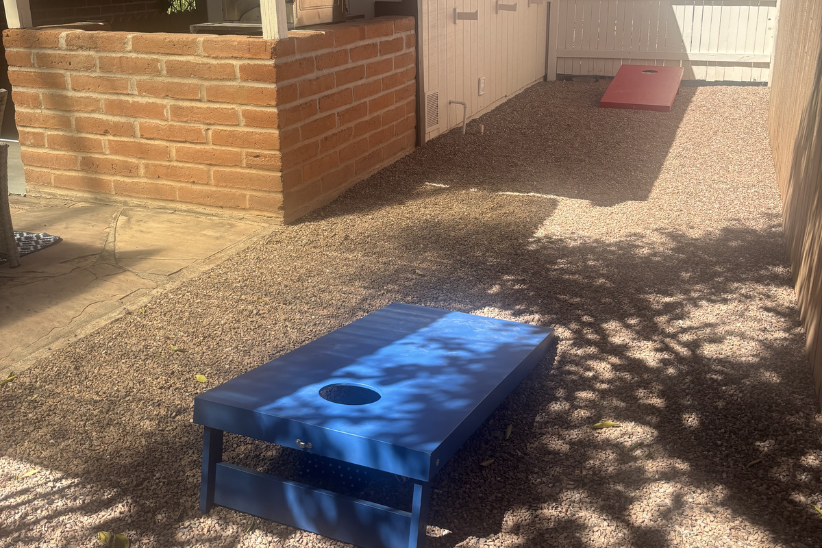 More fun with a friendly game of Cornhole.