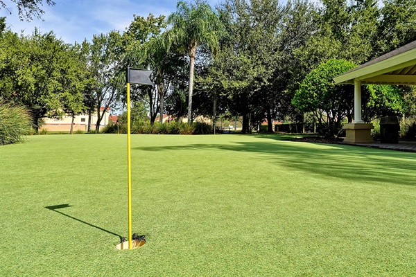 Putting green free for our guests to use