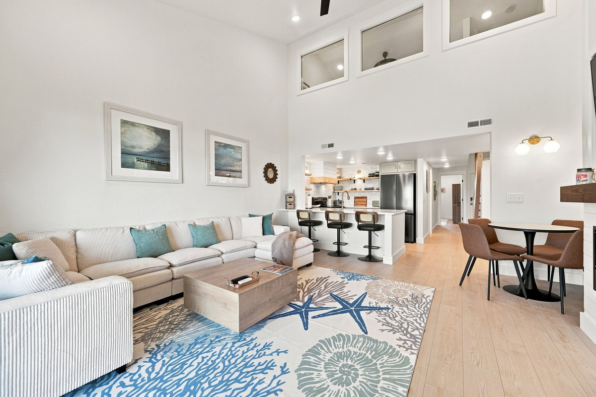 An open layout made for gathering, relaxing, and enjoying the view.