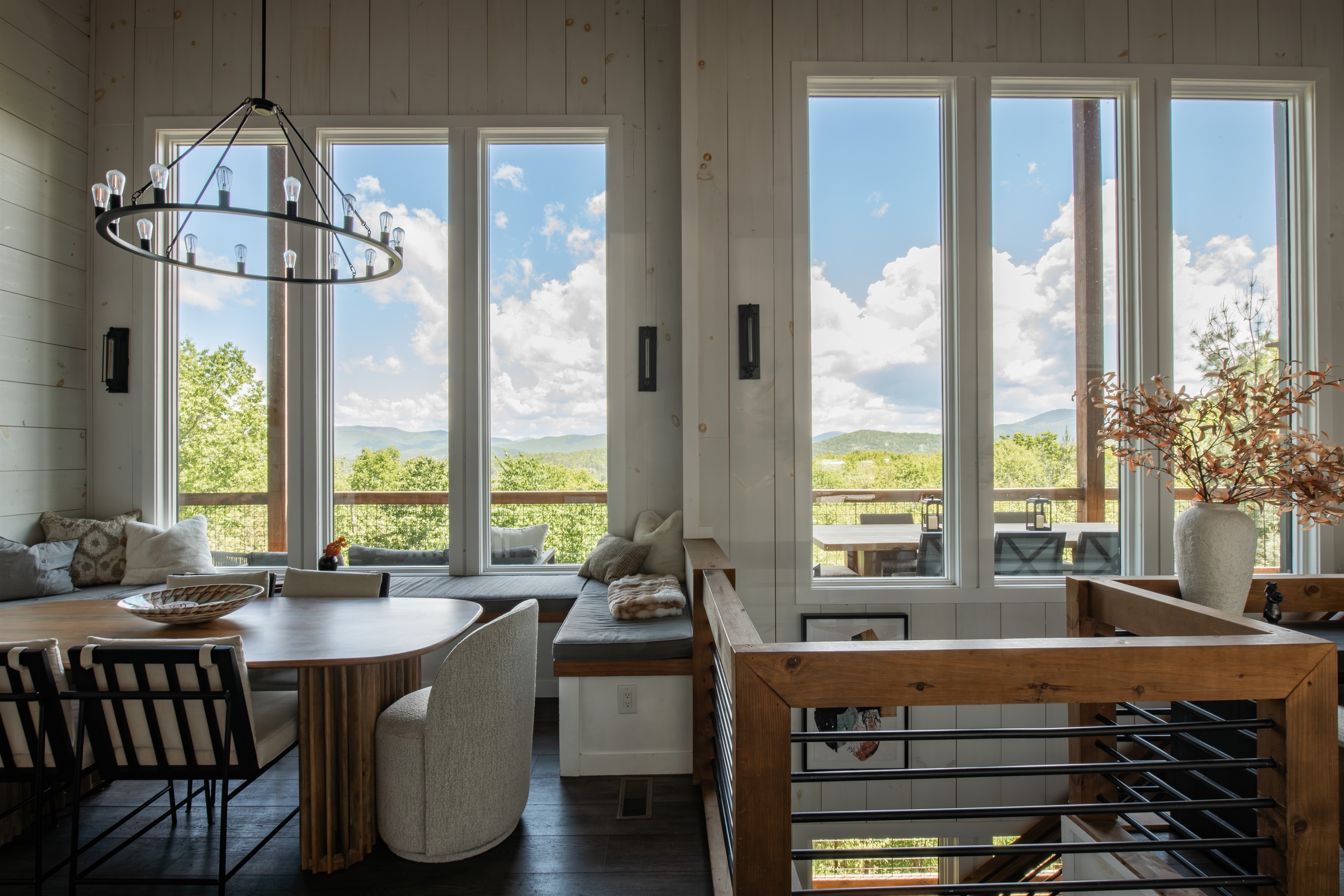 Dining Area | Long-range mountain views from every seat