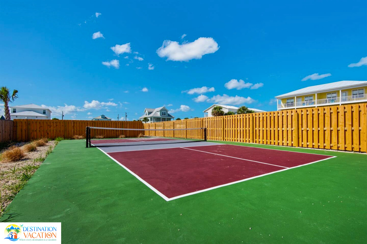 Private court ready for endless outdoor fun.