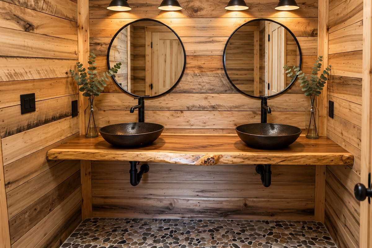 Lower level full bath