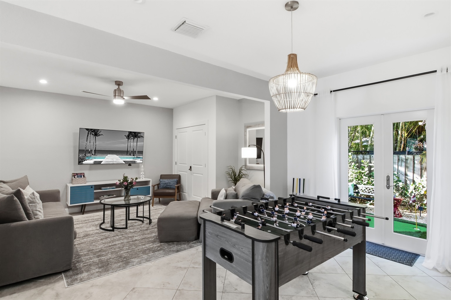 Enjoy a game or a few, foosball, mini golf, take your pick!