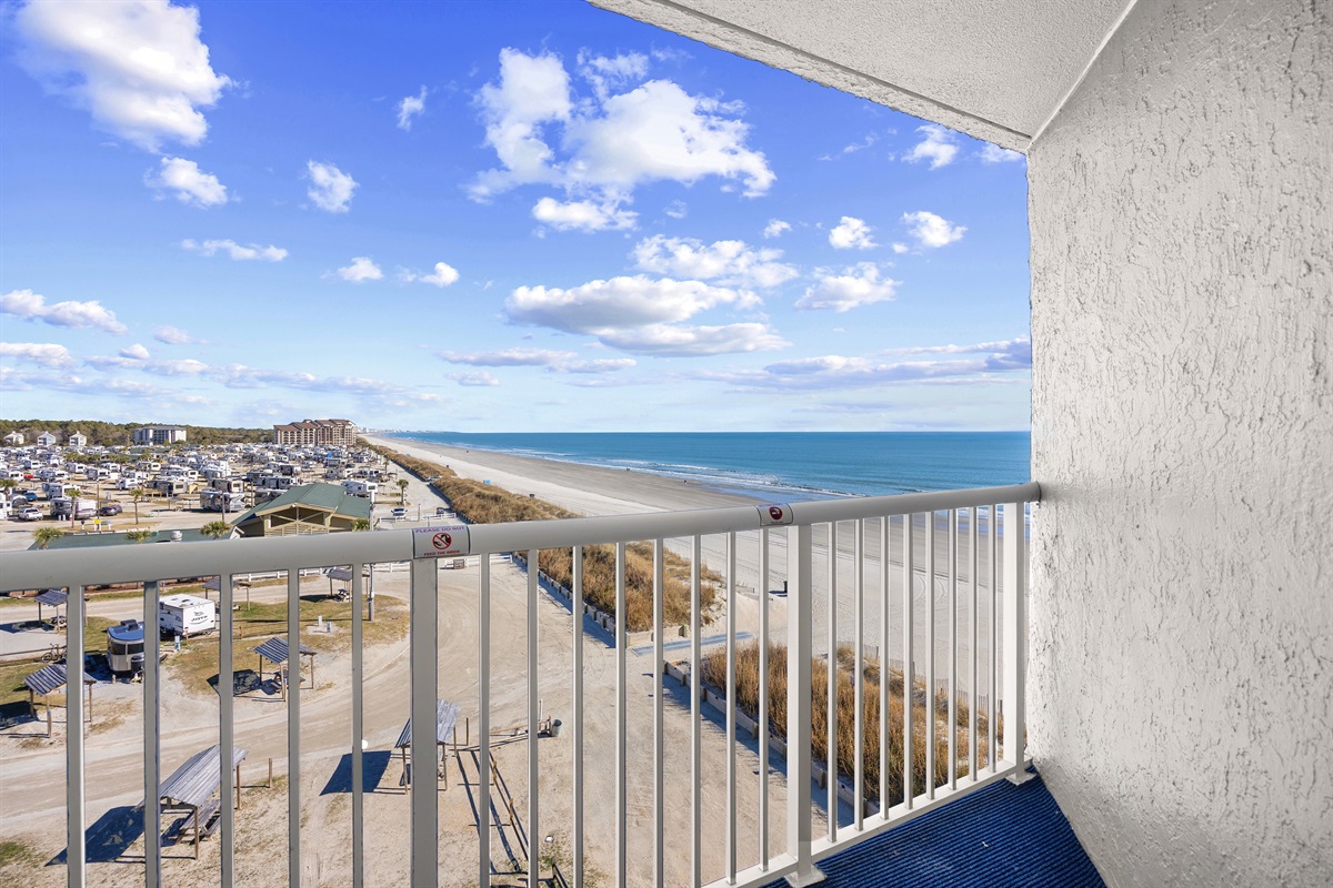 2nd Balcony off Master Bedroom