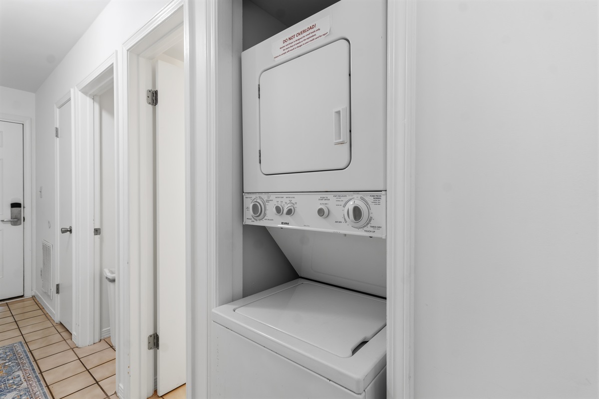 In-unit Washer Dryer