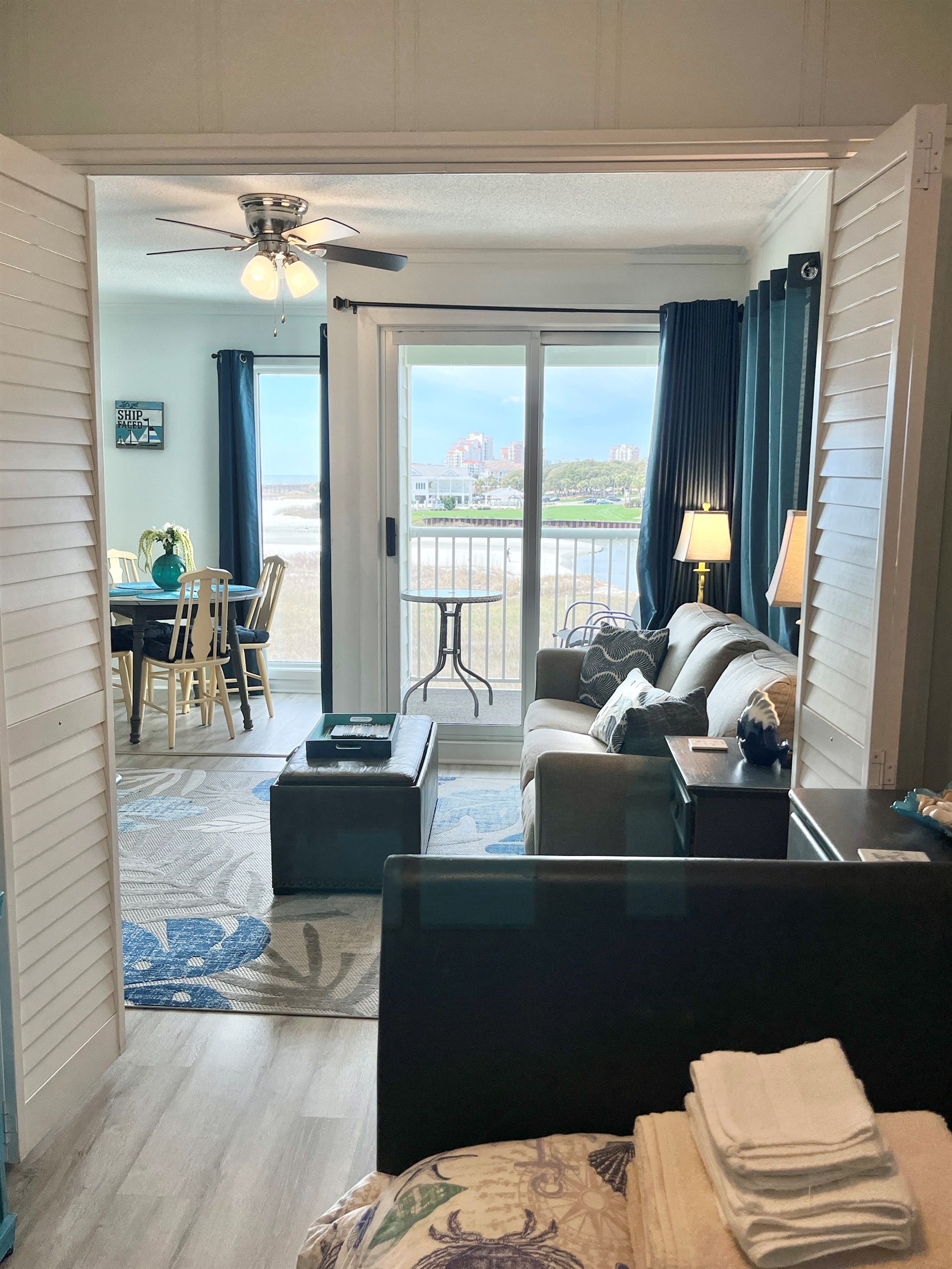 Living room and Balcony View