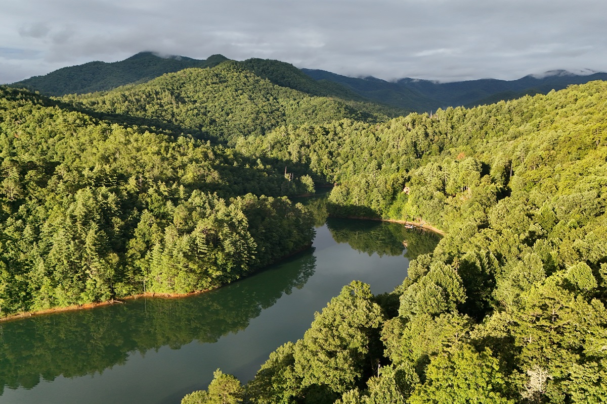Mountain lake magic. Discover tranquility in this breathtaking natural setting.