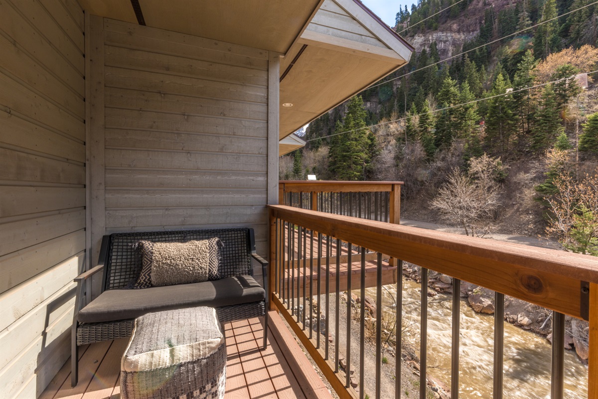 Master bedroom balcony