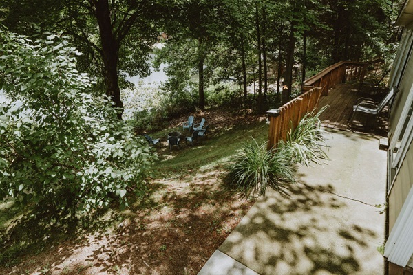 Deck looking over the lake