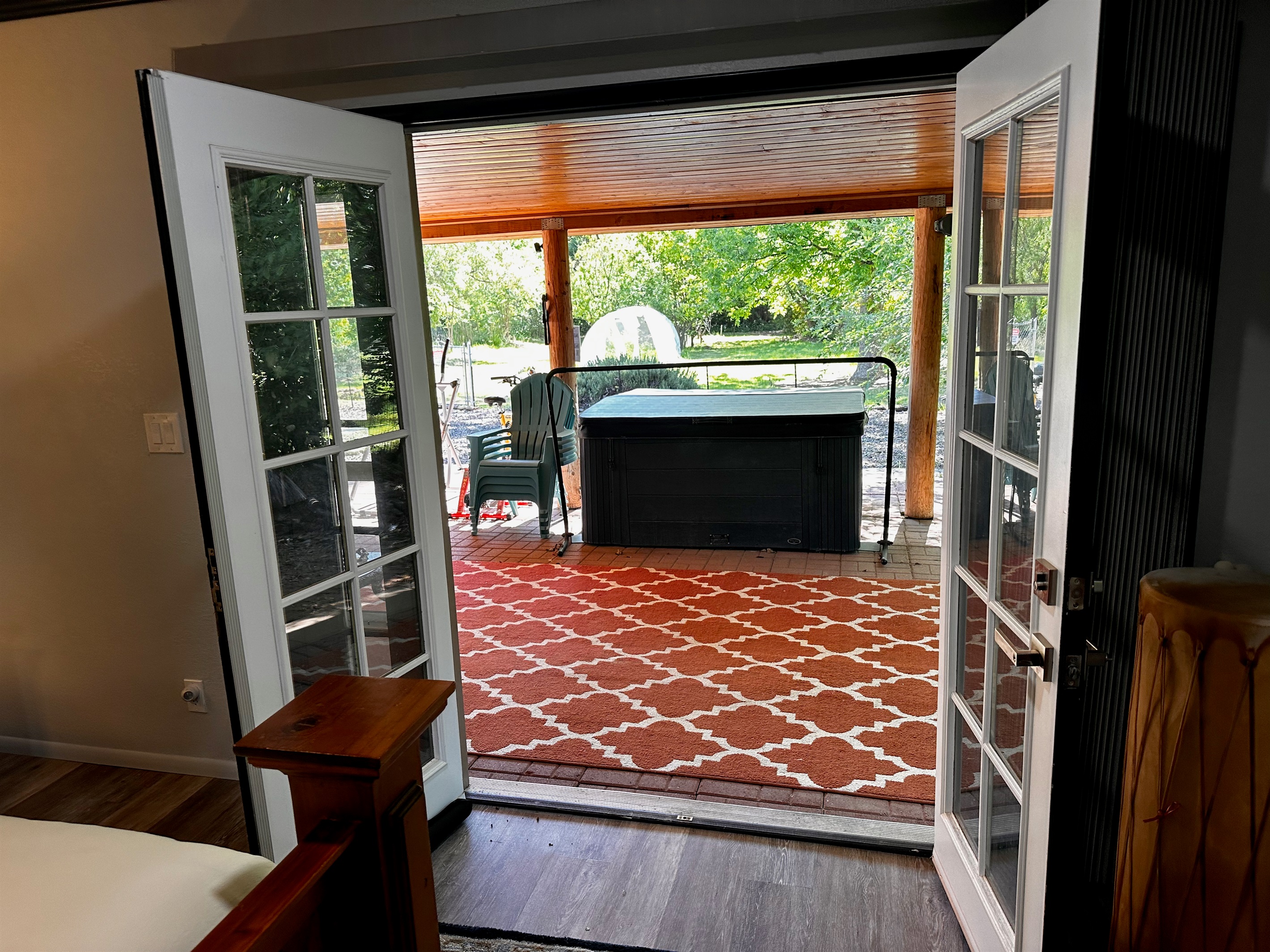 Master Walk out to Patio