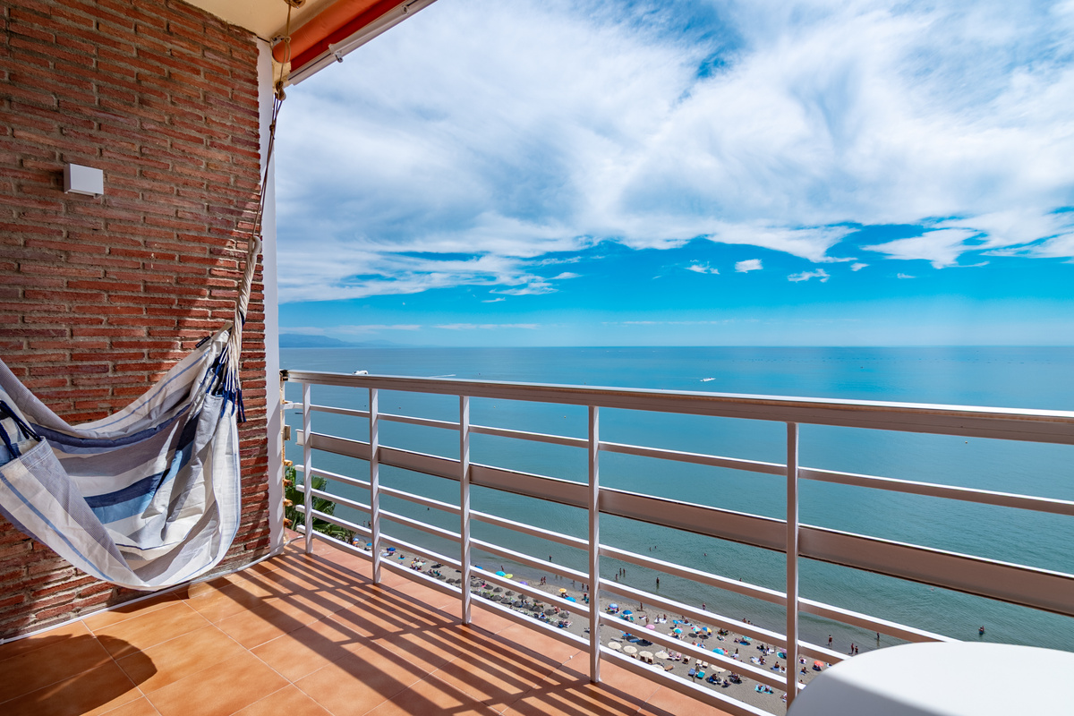 Private hammock balcony overlooking the Mediterranean