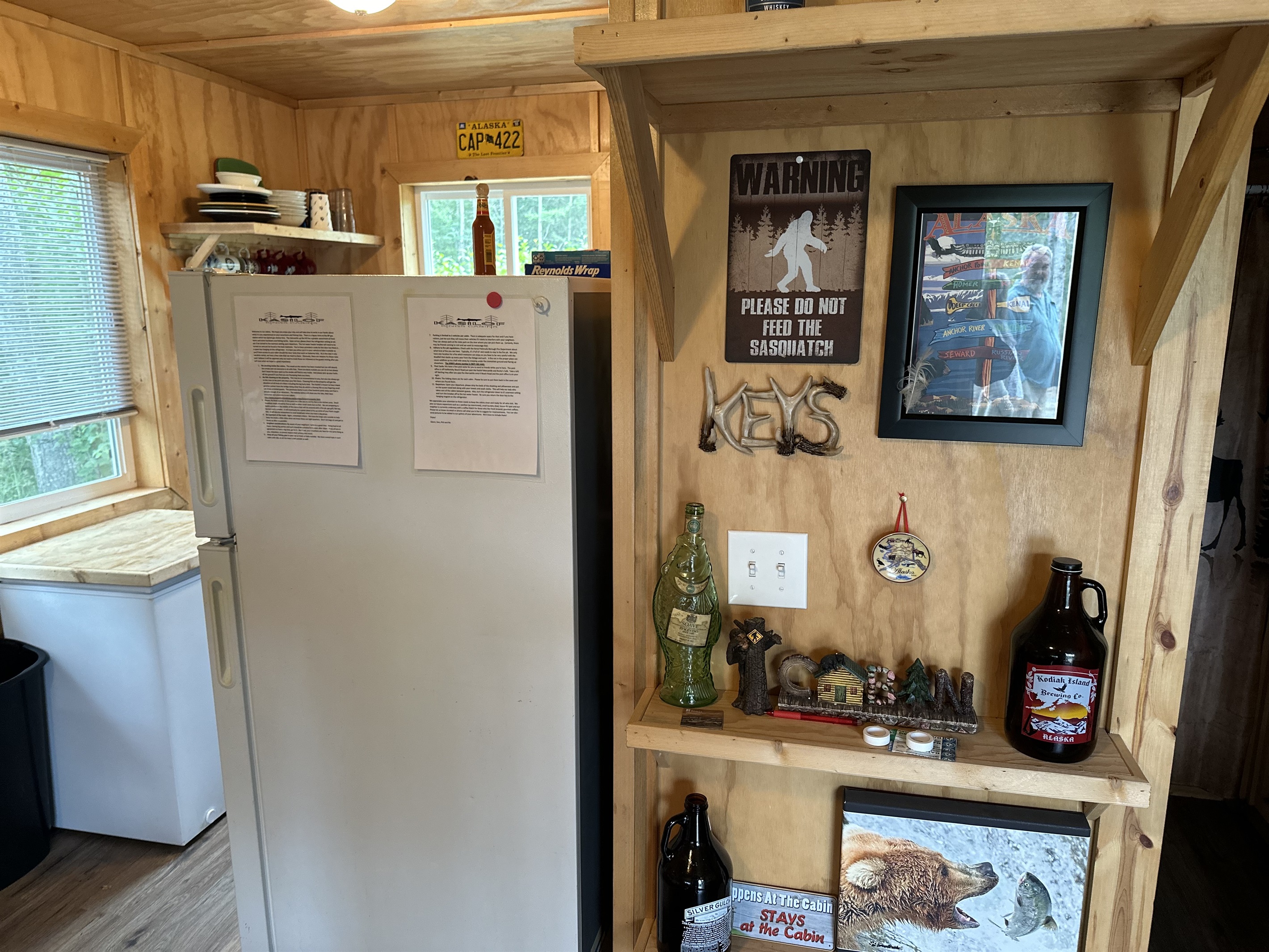 Entry to Kitchen (includes a freezer)