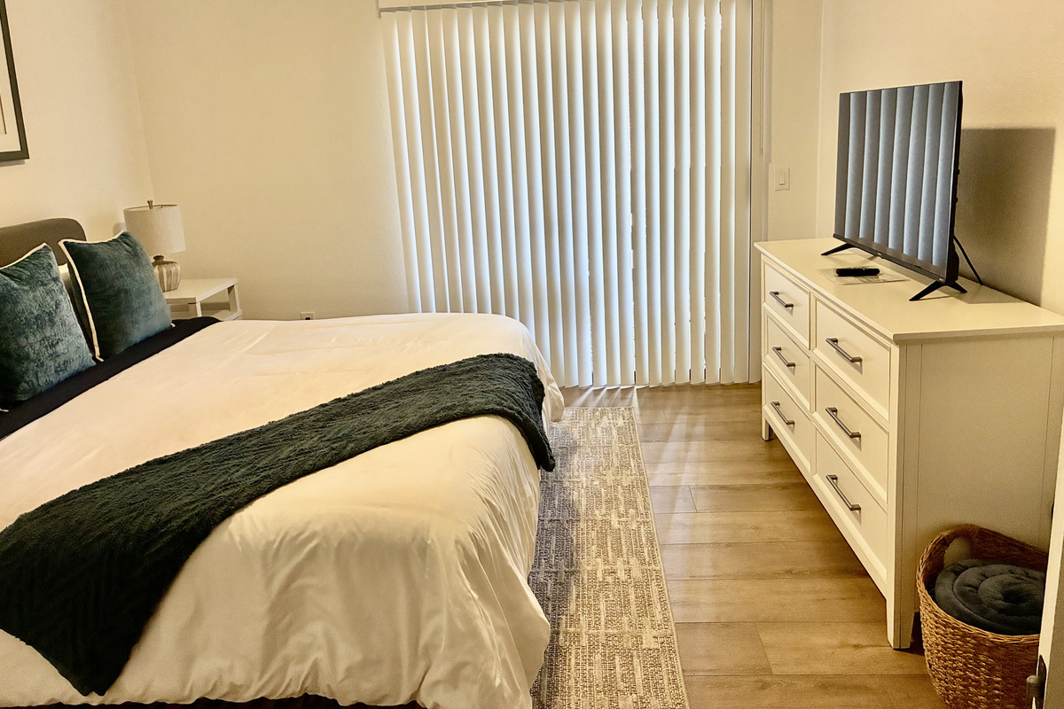 Large dresser and walk in closet