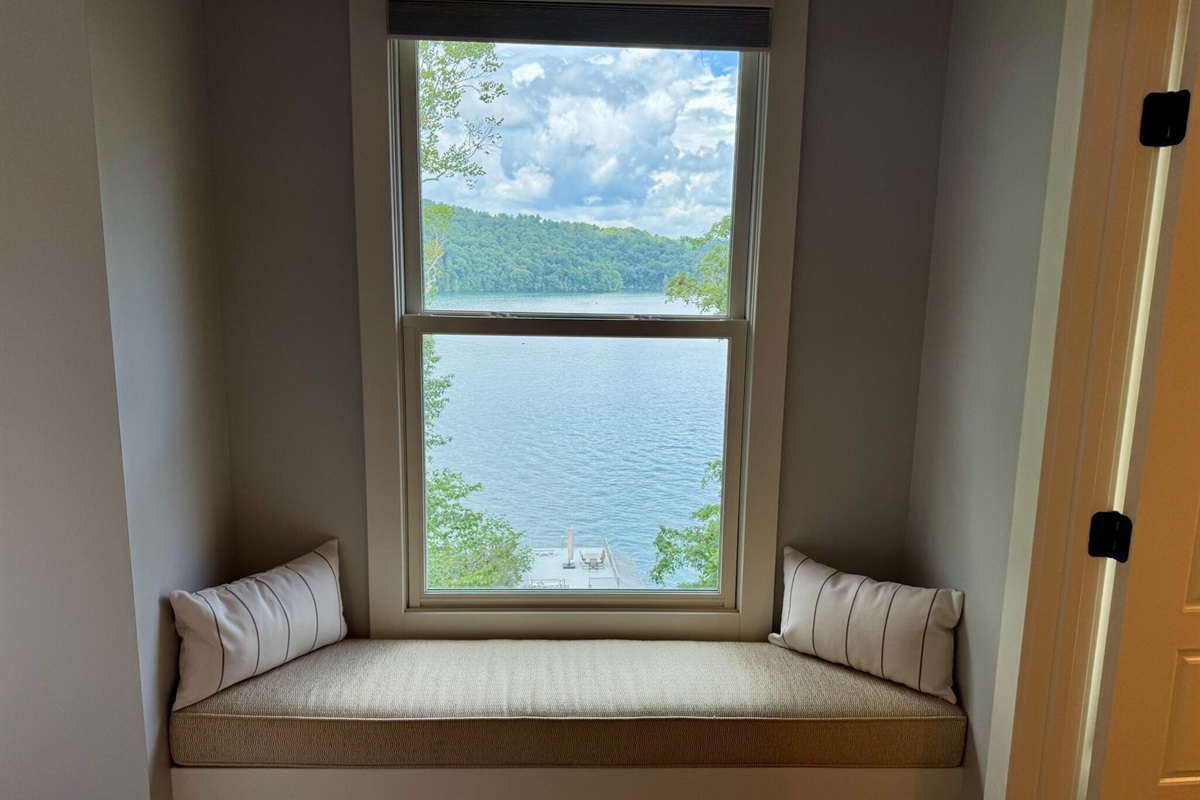 Relaxing Window Seat.  One of Three In The House