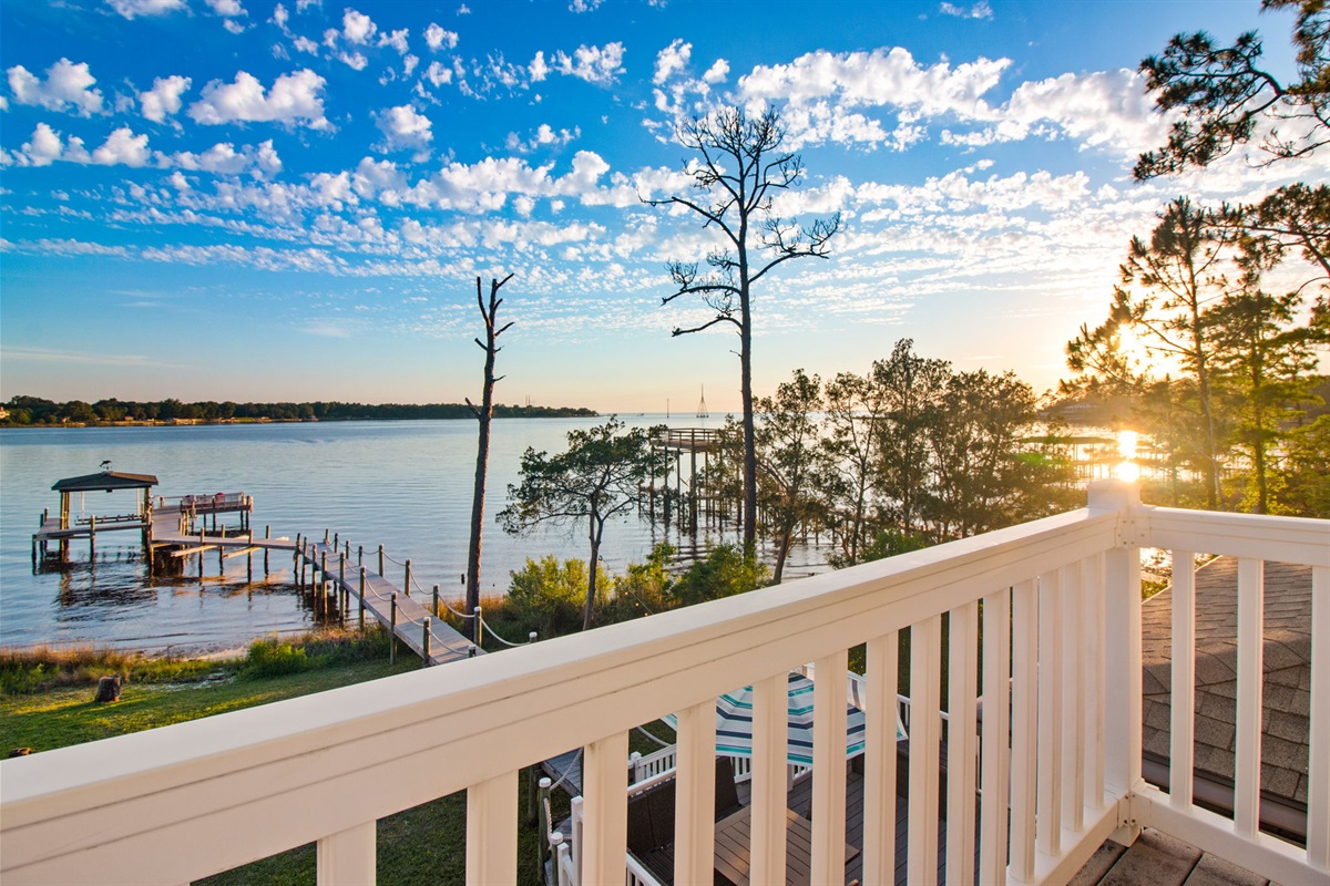 Views from master balcony! 