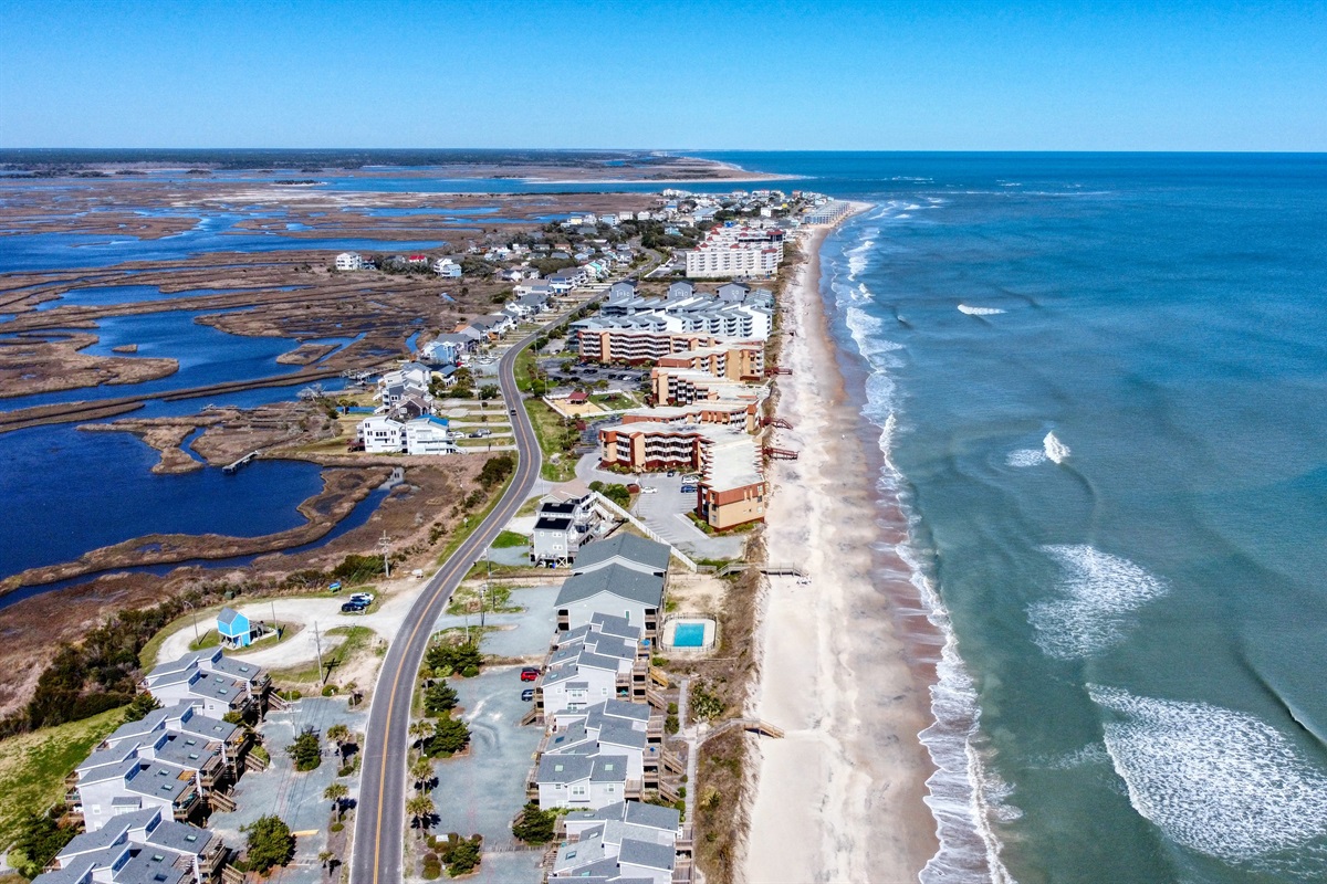 North Topsail Beach, looking north