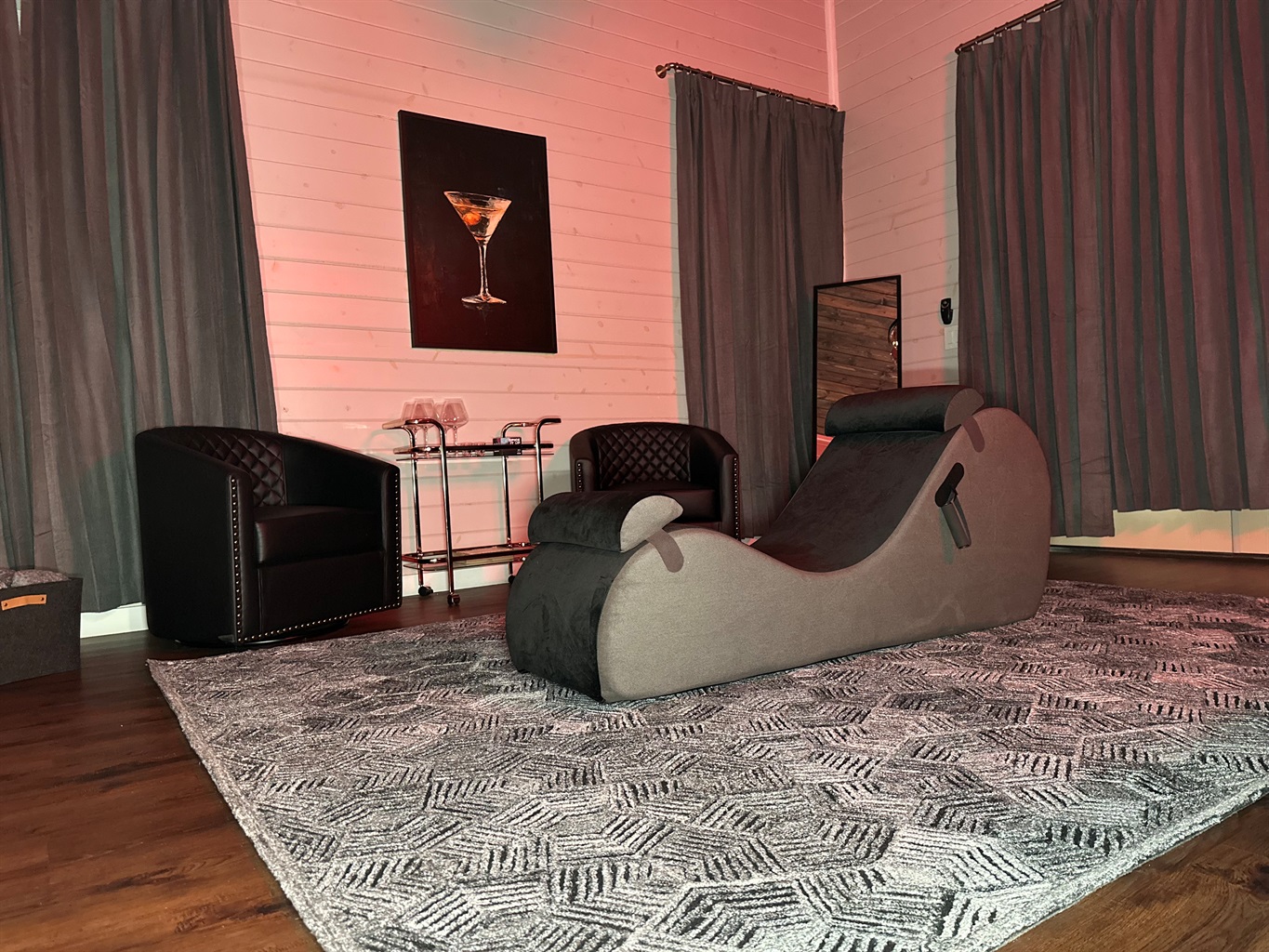 Behind the doors of the Spice Room.