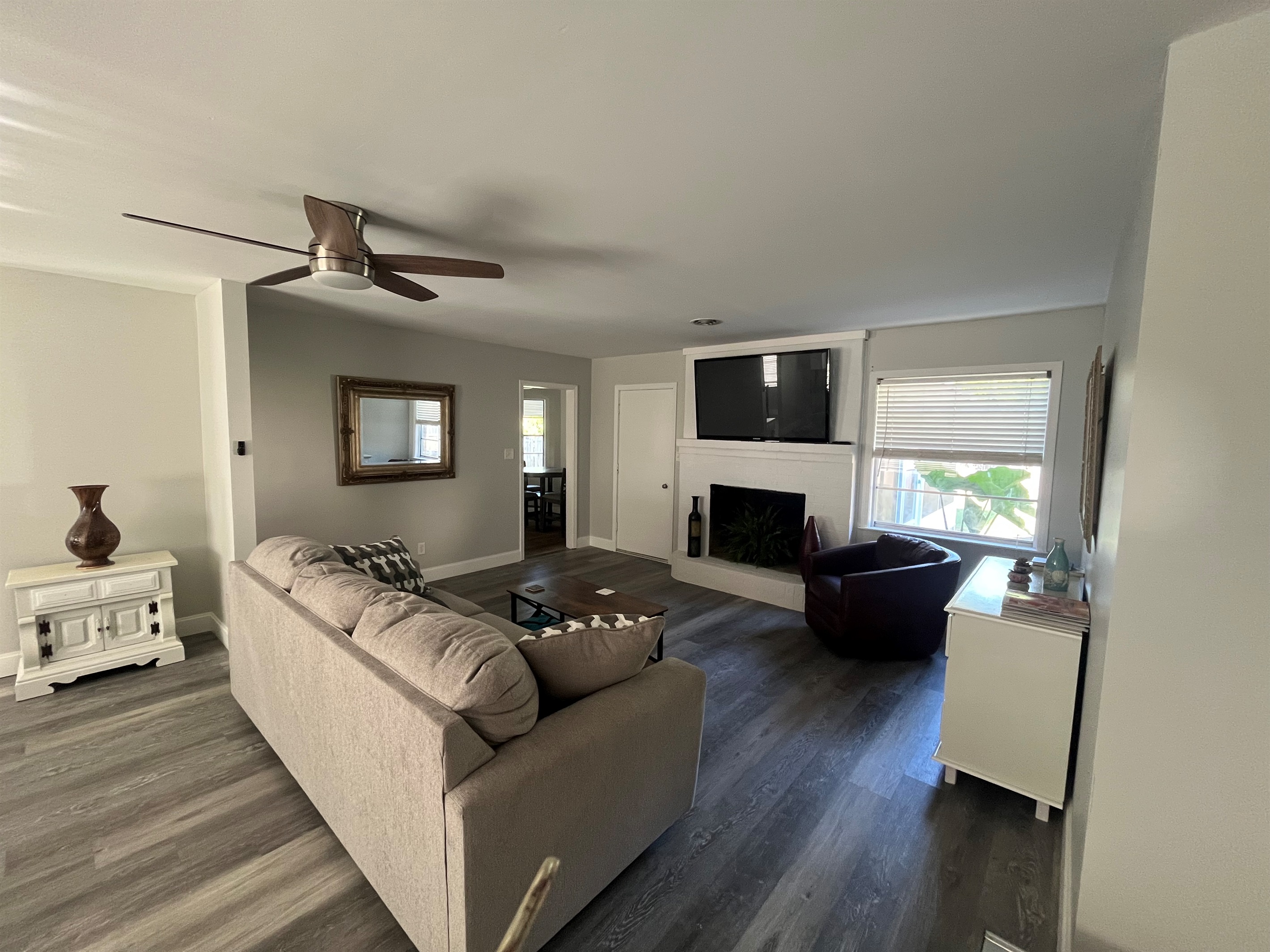 Great room for family movie night