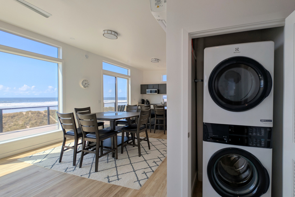 full size front load washer & dryer - with a view :-)