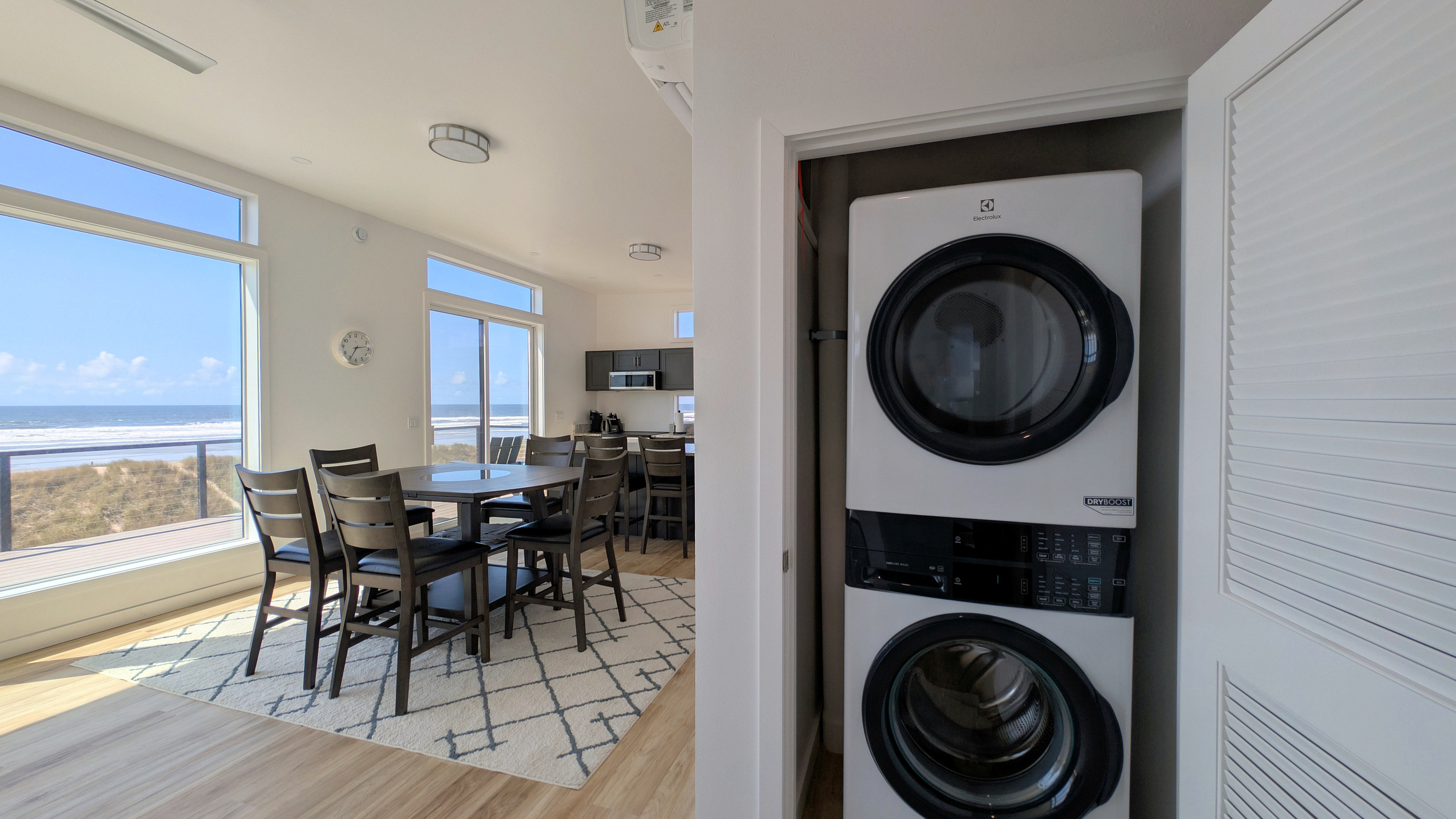 full size front load washer & dryer - with a view :-)