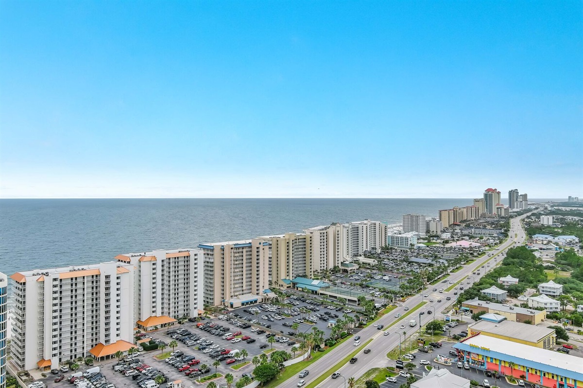 Perdido Beach Blvd facing West