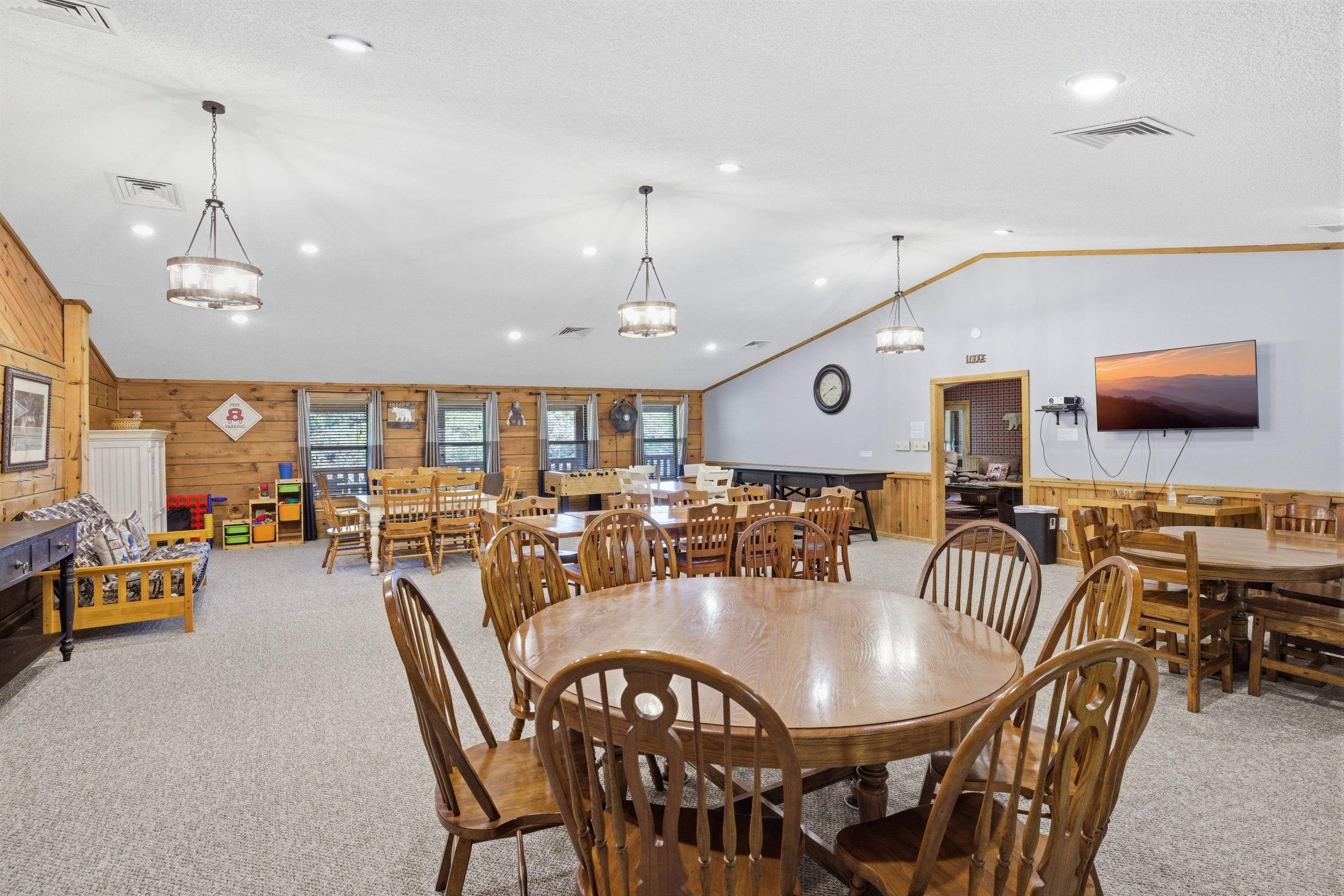 3 Futons in Dining Room