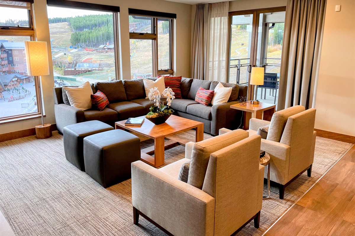 Large comfortable living room