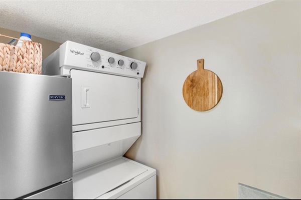 In unit Washer and Dryer