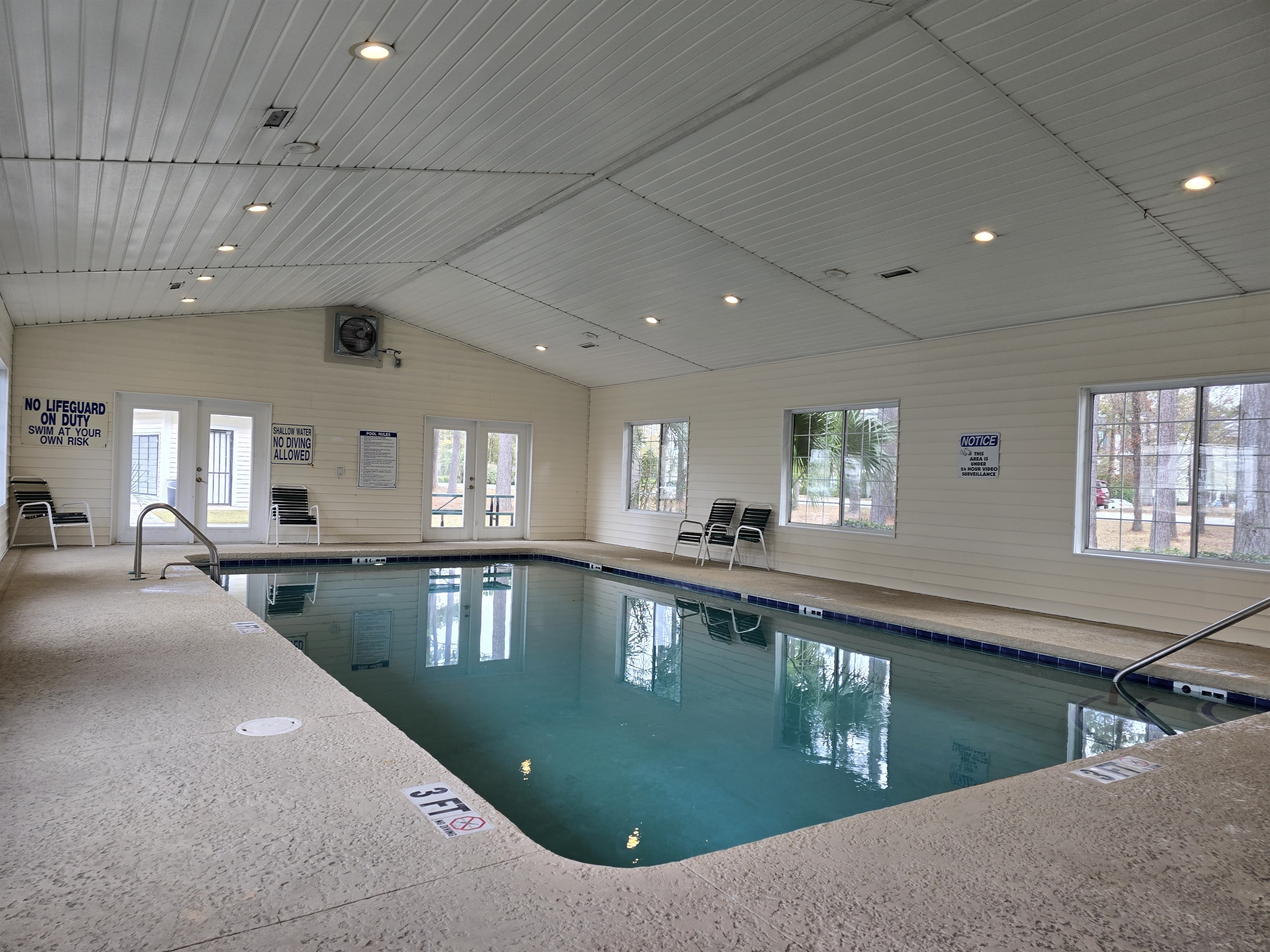 Indoor Heated Pool for Year-Round Swim