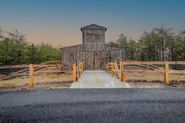 Community amenities include a petting zoo!