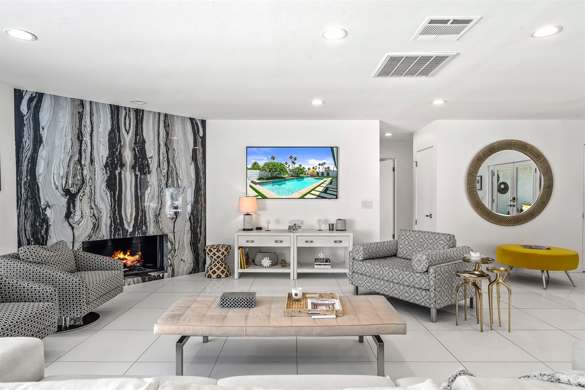 large tv for entertainment