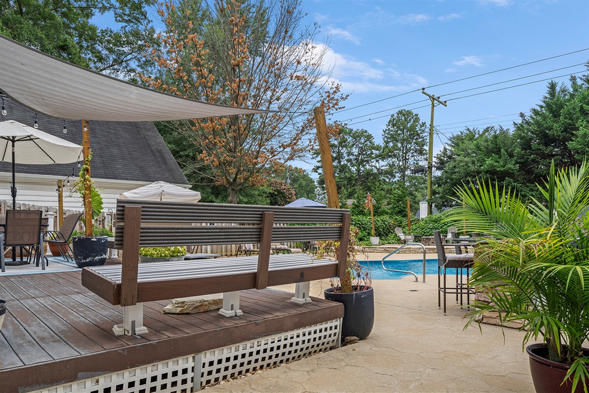 Outdoor Oasis: Dive into relaxation with a stunning pool and inviting deck space!