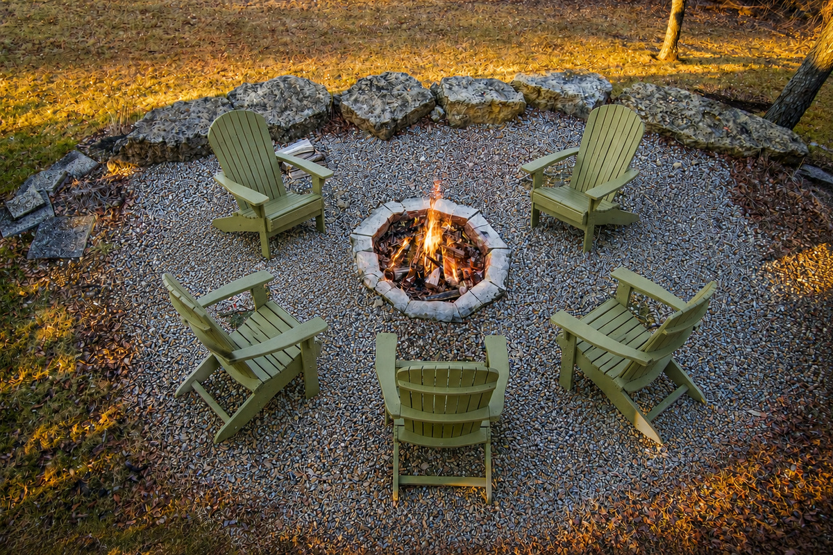 Enjoy your s'mores under the dark skies of The Galena Territory. 