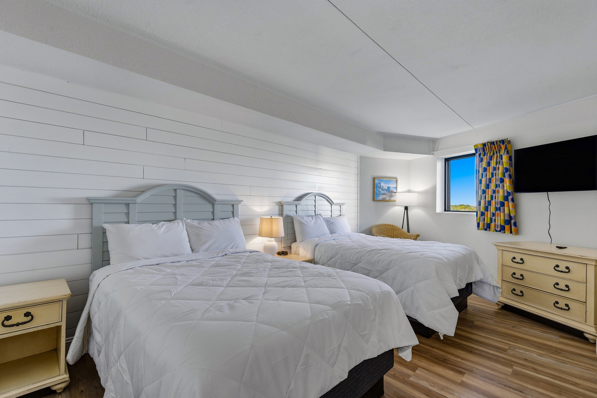 Bedroom with two beds