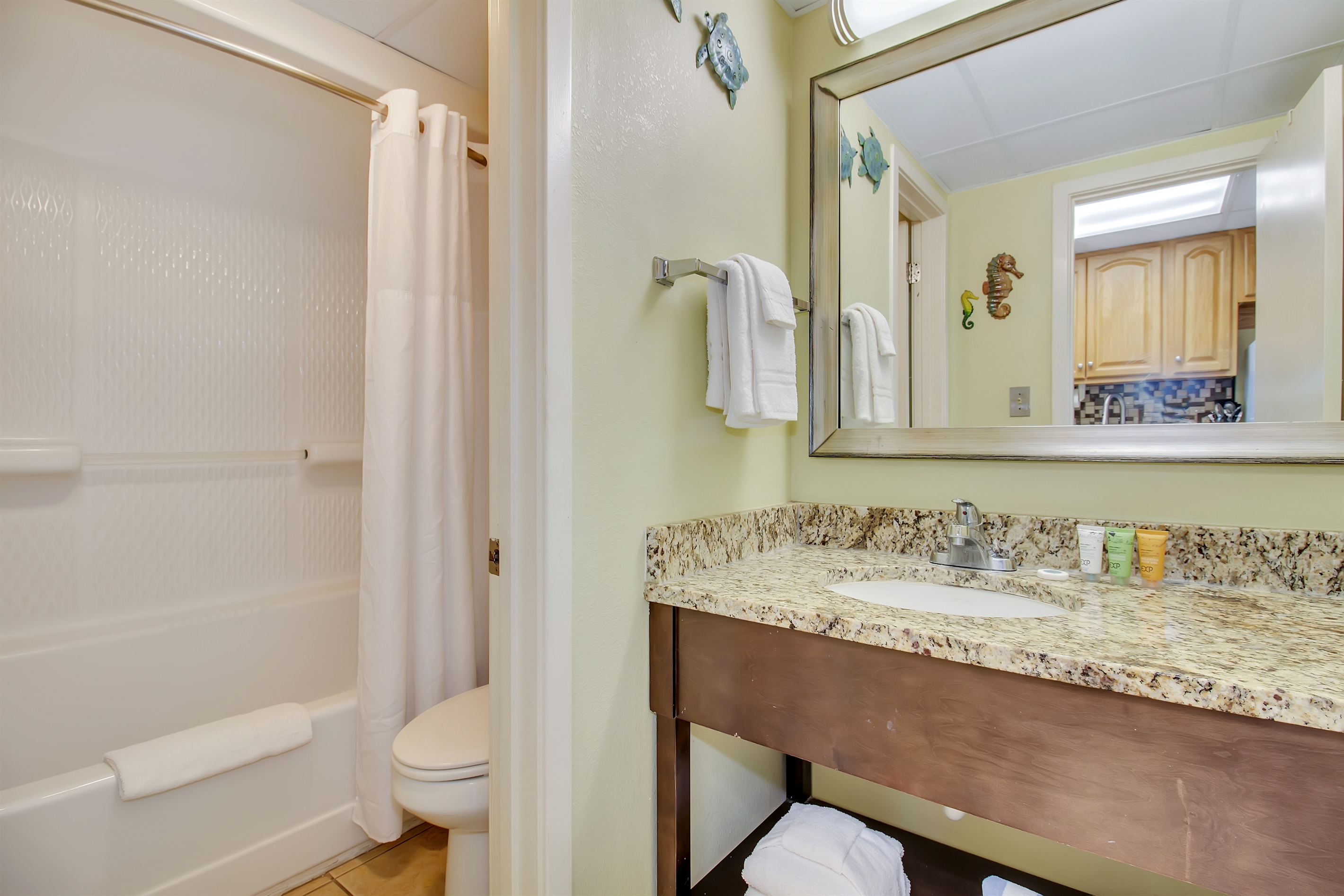 Well-maintained bathroom designed for comfort and convenience