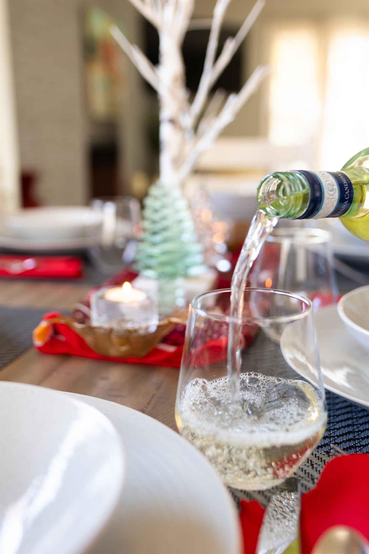 Enjoy a glass of local wine from the Wildcat Creek Winery.