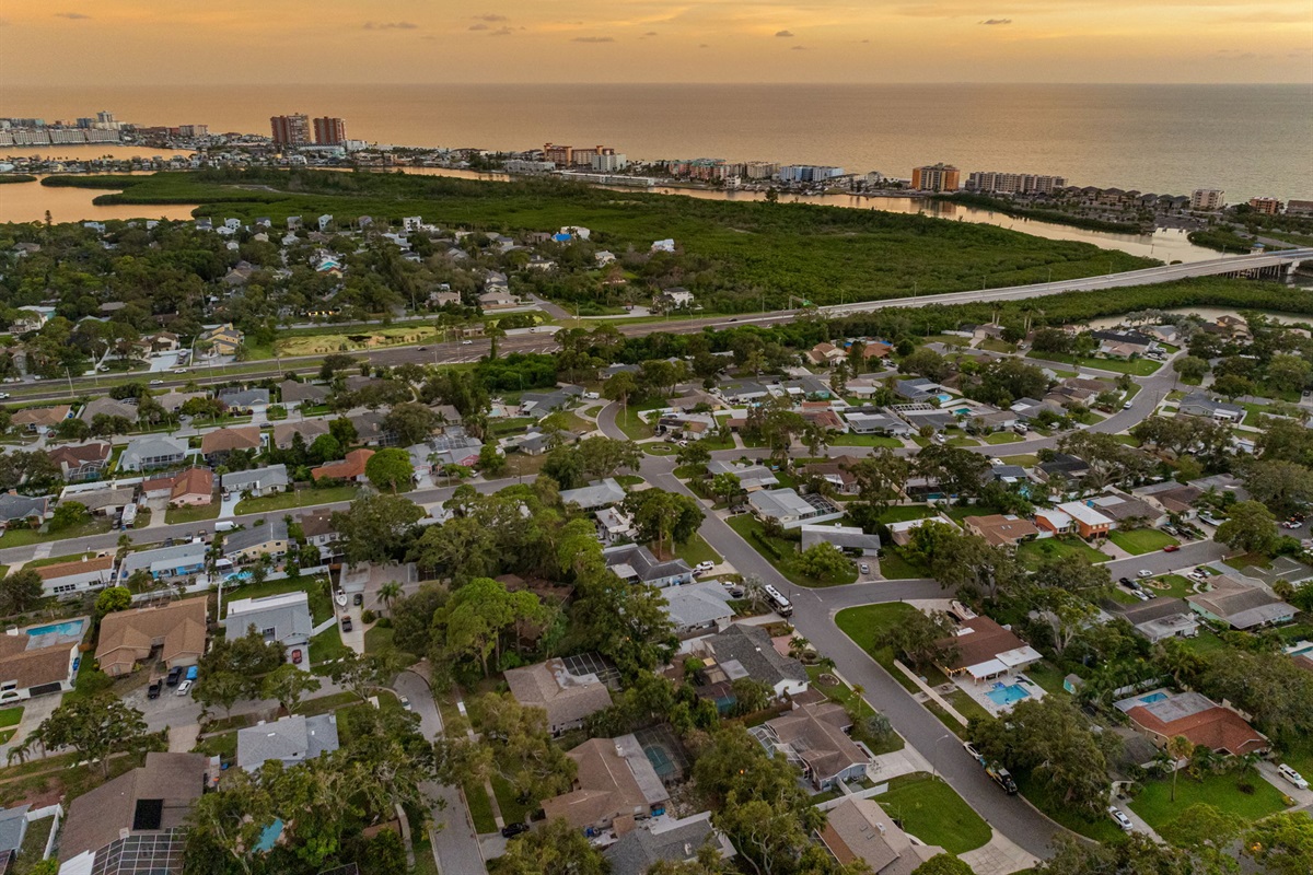 Aerial View of the Neighborhood
