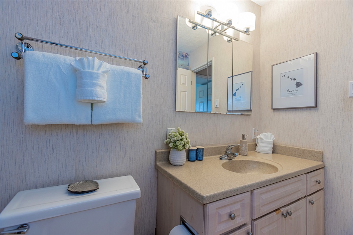 Full Bathroom Just Off the Bedroom