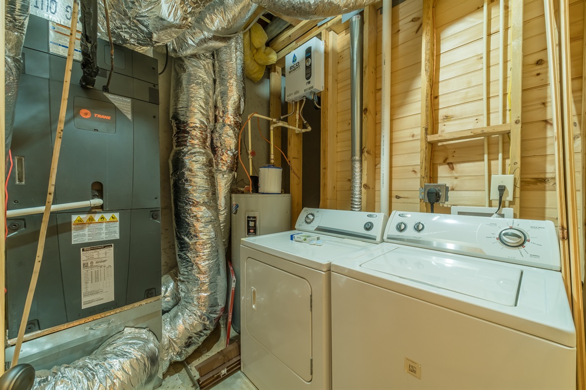 Laundry Area in Basement