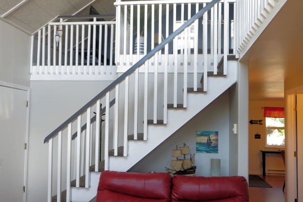 down stairs living room