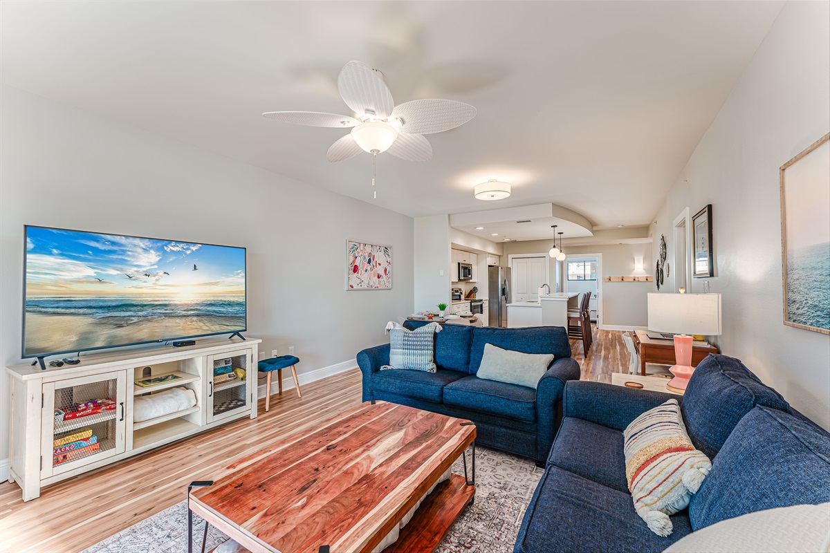 Space to spread out and relax!