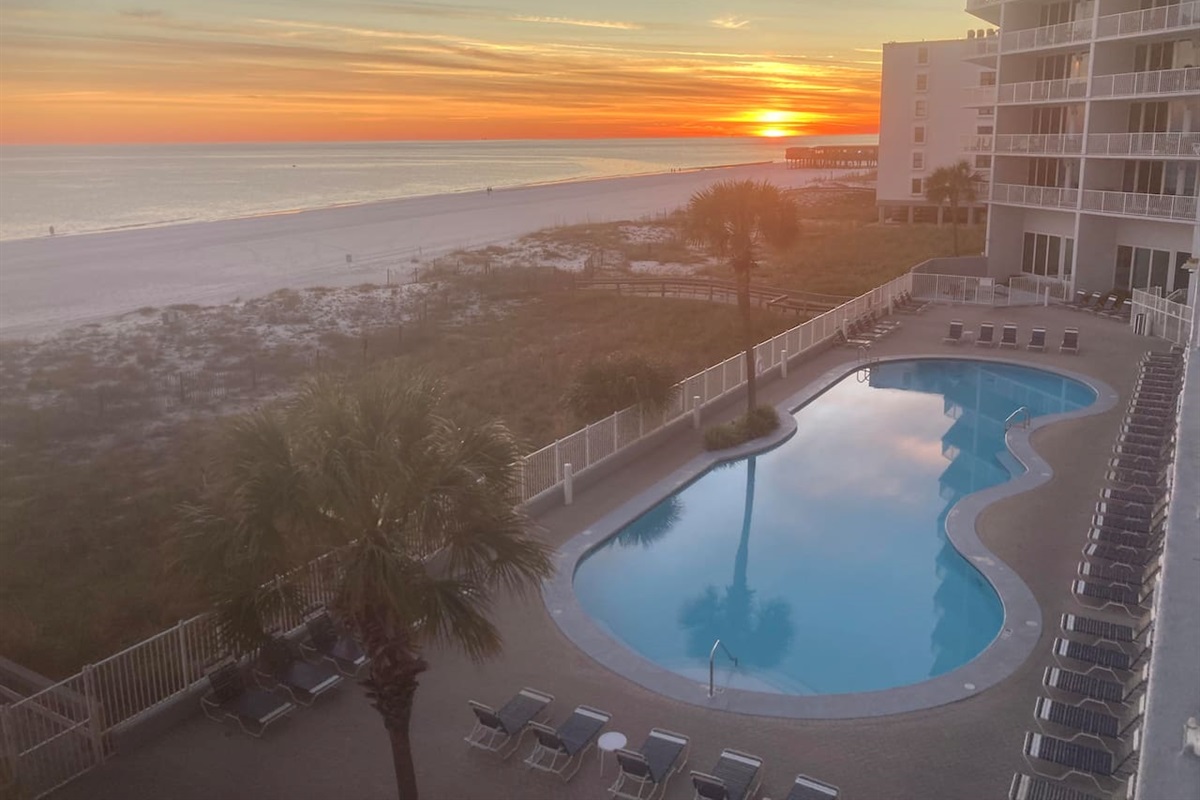 Check the sunset in evening while winding down.