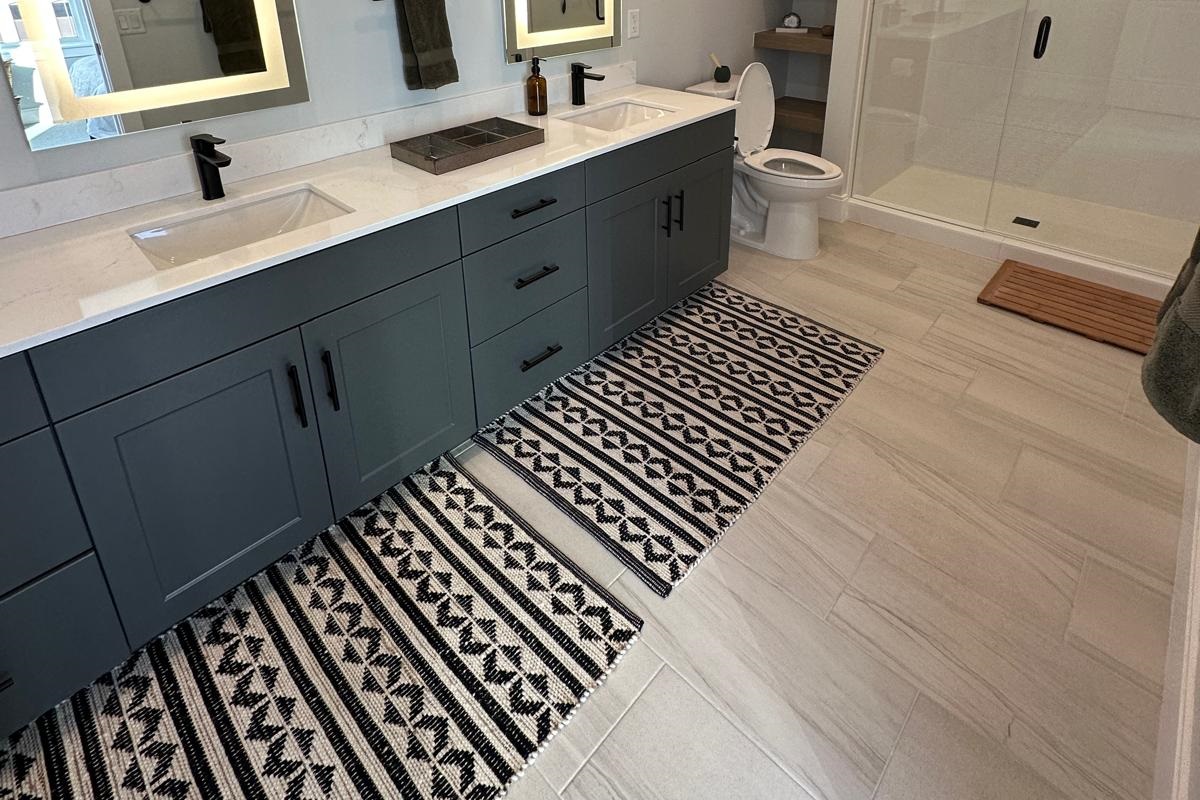 Dual Vanity Bathroom En Suite Second Bedroom